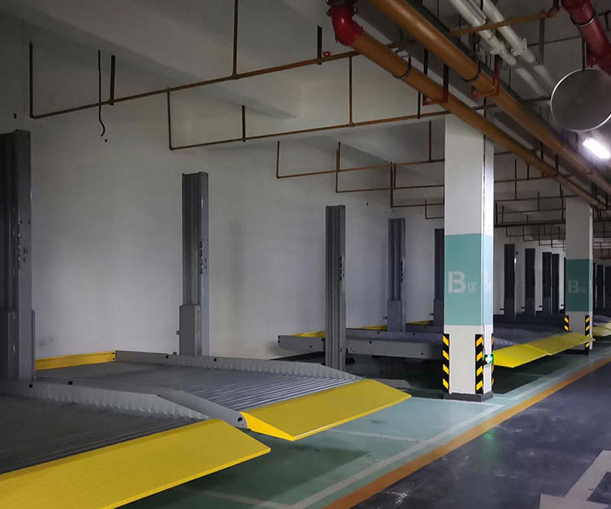 井研簡易升降立體車庫液壓部分安裝步驟