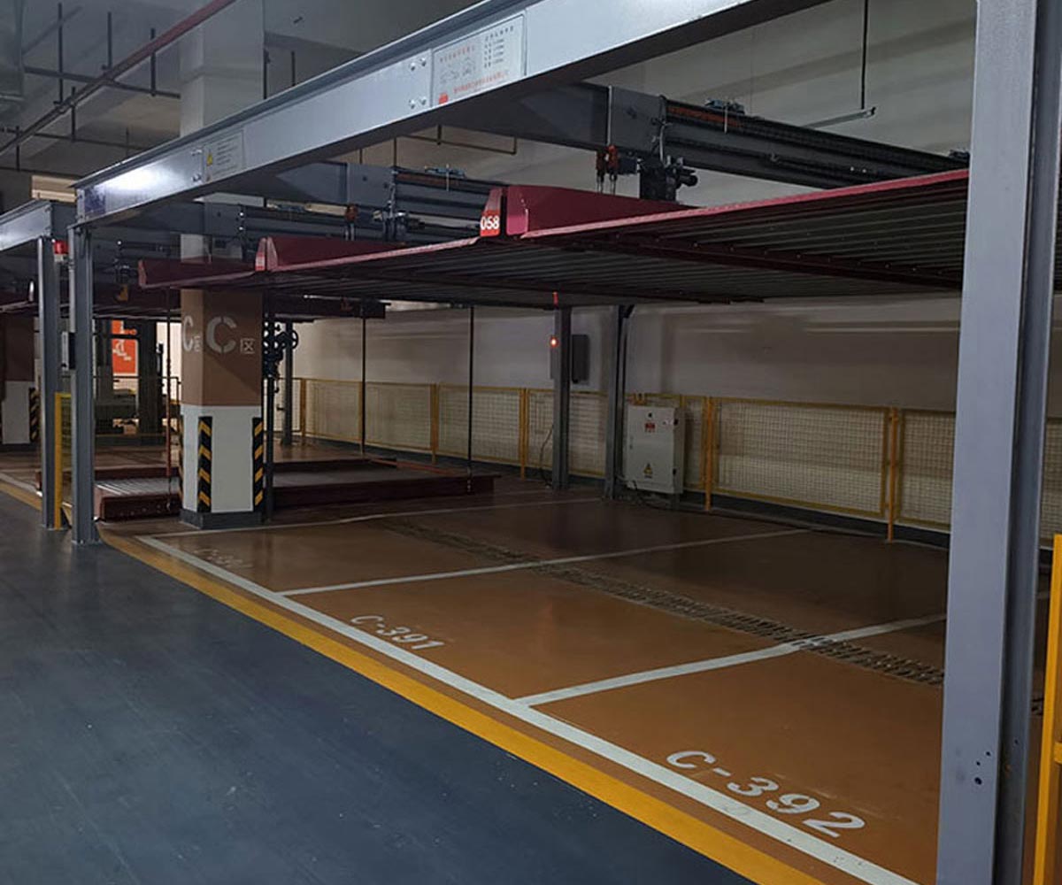 通川二柱式簡易升降類立體車庫